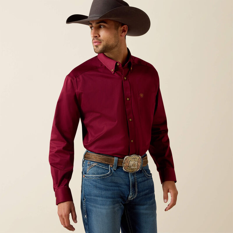 ARIAT SOLID TWILL CLASSIC FIT SHIRT