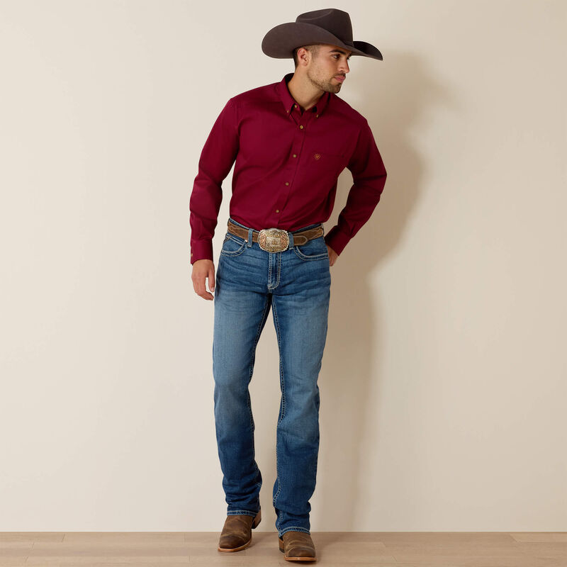 ARIAT SOLID TWILL CLASSIC FIT SHIRT