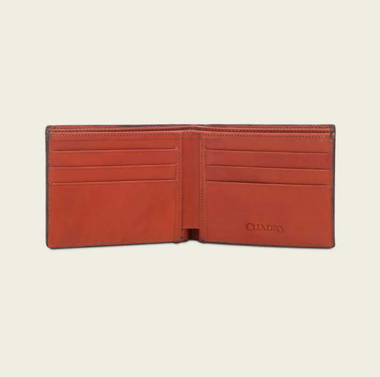 CUADRA TOBACCO LUXURY LEATHER WALLET