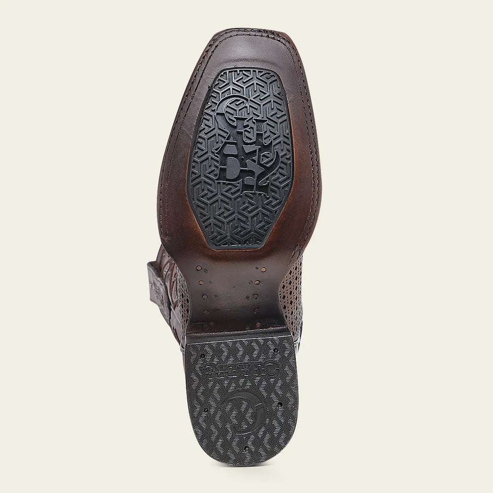 CUADRA WOMENS WESTERN RODEO LIGHT BROWN BOVINE BOOT