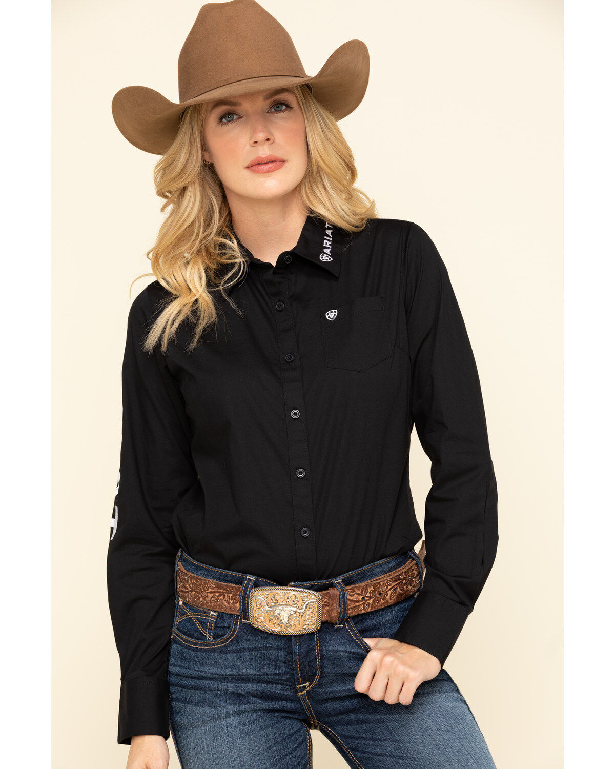 ARIAT WOMENS TEAM KIRBY STR LS SHIRT