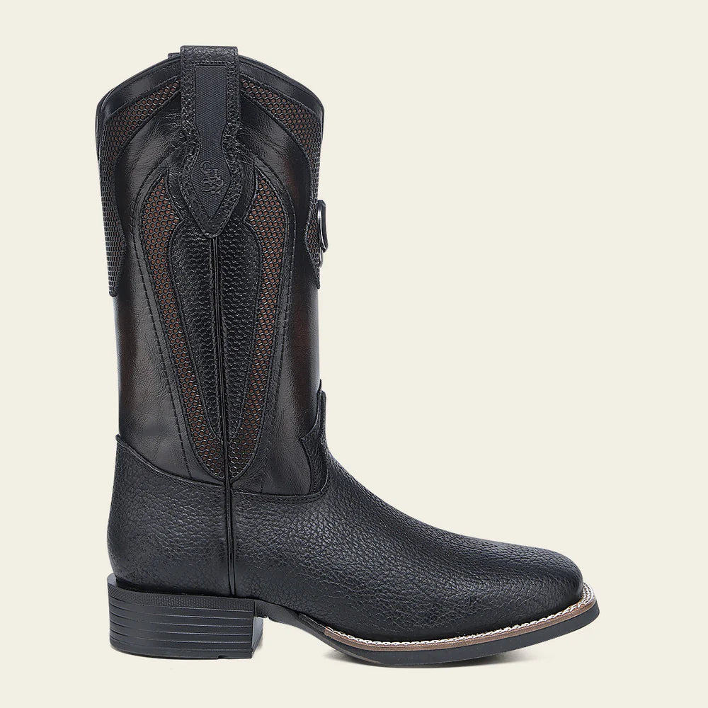 MENS CUADRA BISON EMBROIDERED SQUARE BOOTS