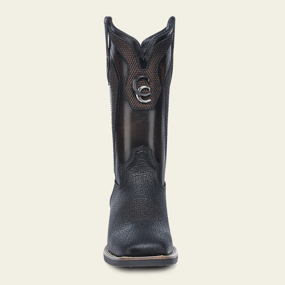 MENS CUADRA BISON EMBROIDERED SQUARE BOOTS