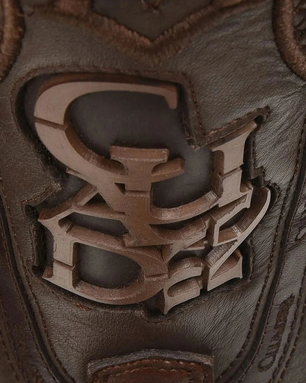 MEN'S CUADRA ENGRAVED HONEY RODEO COWBOY BOOTS