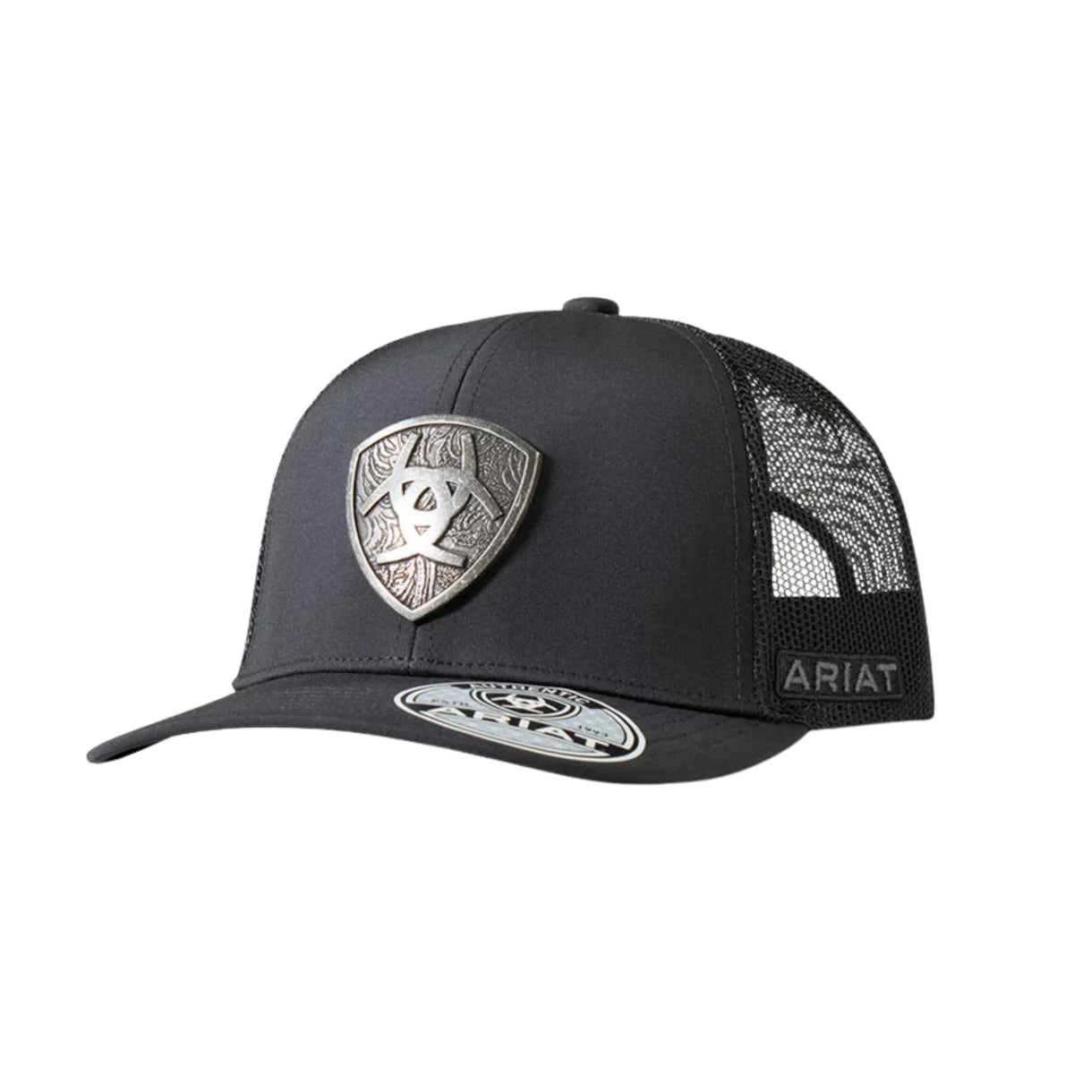 Ariat Men's Metal Shield Patch Cap