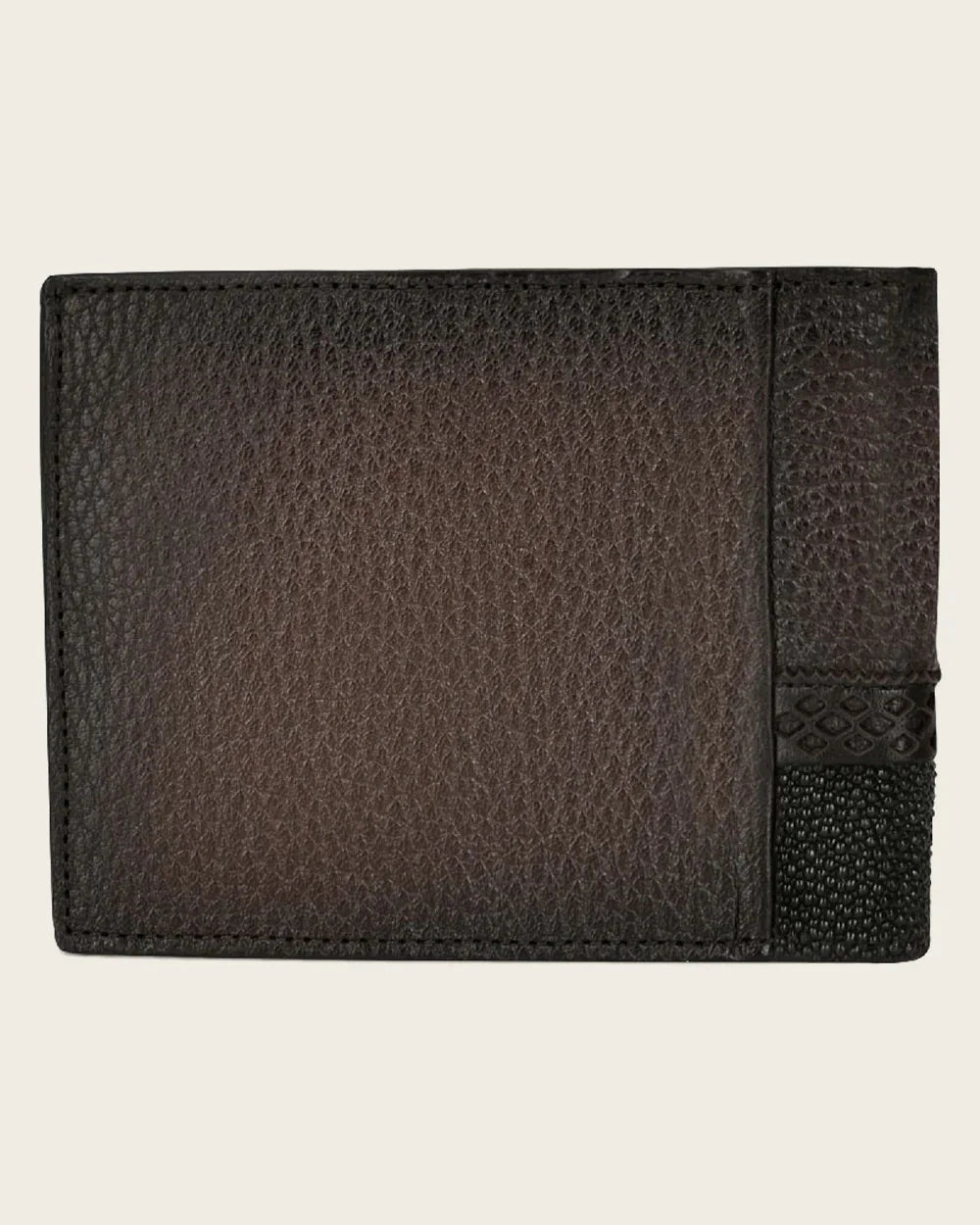 CUADRA BROWN MANTA LEATHER WALLET