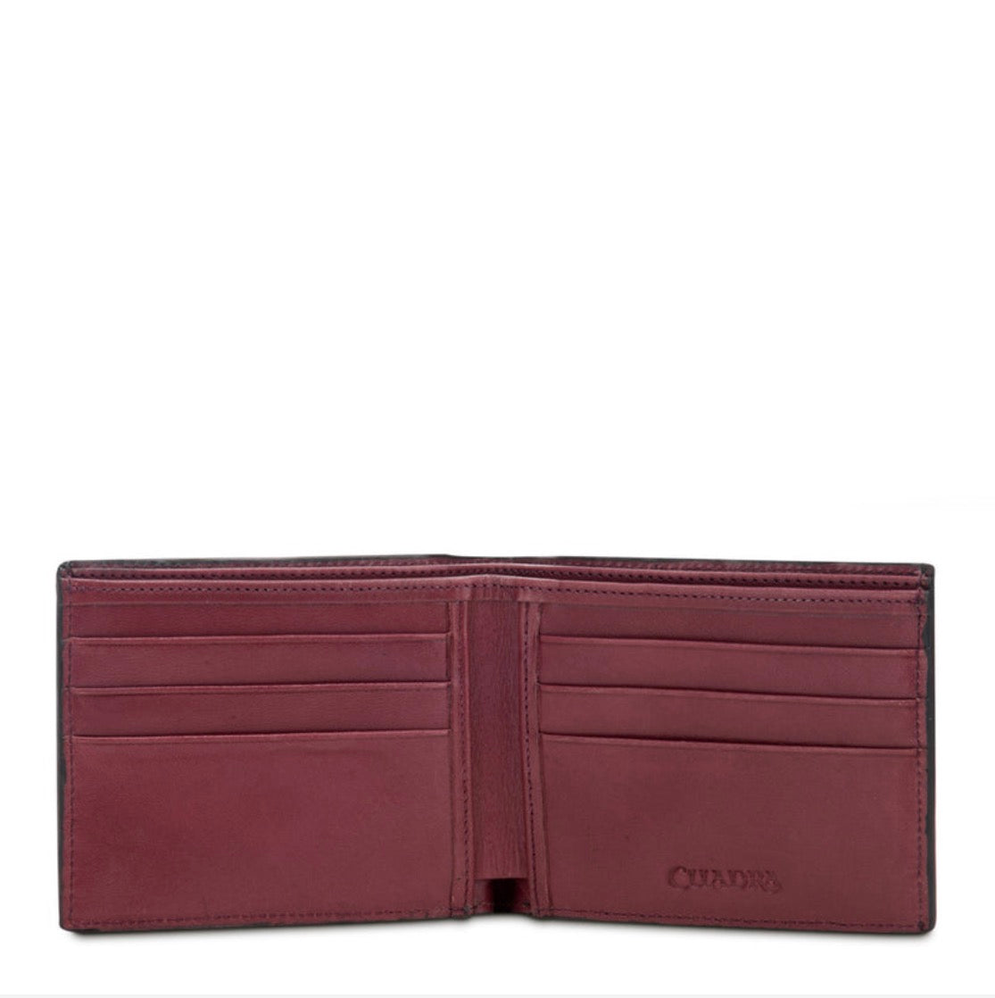 CUADRA MIDNIGHT BLACK LUXURY LEATHER WALLET