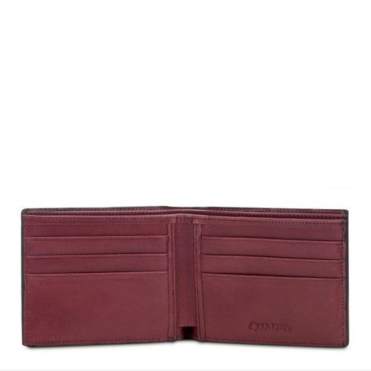 CUADRA MIDNIGHT BLACK LUXURY LEATHER WALLET