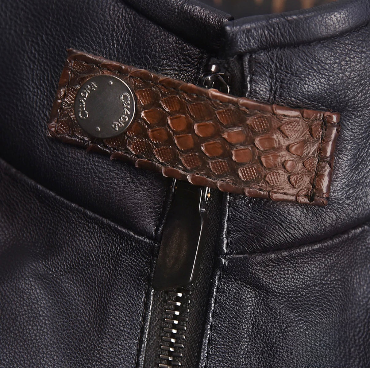 CUADRA OXFORD OVINE AND PYTHON VEST