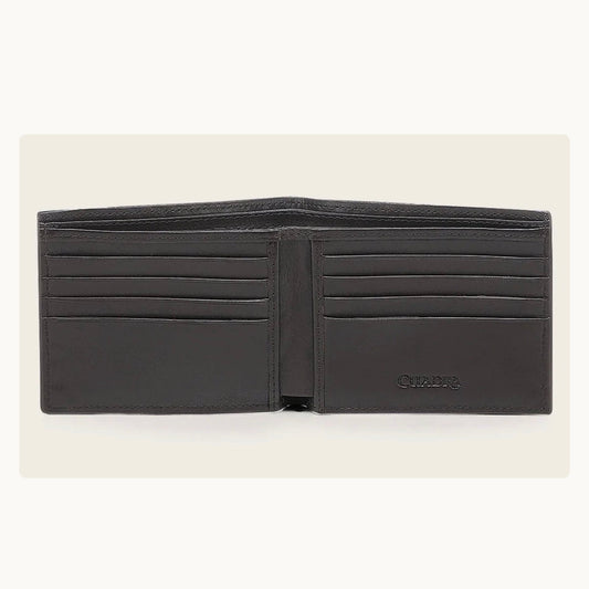 CUADRA BLACK BIFOLD WALLET