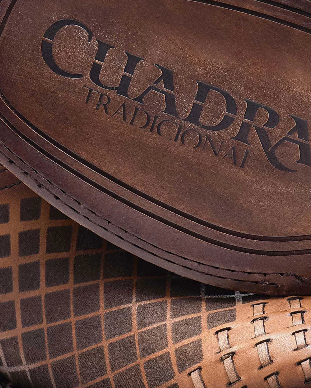 MENS CUADRA ENGRAVED HONEY LEATHER WESTERN BOOTS