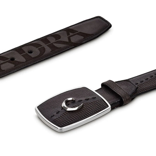 CUADRA MENS GREY SHADOW FASHION BELT