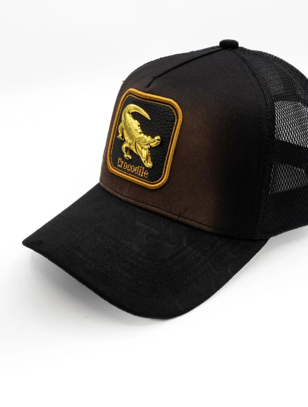 BIGG BOSS KING RANCH GOLD CROCODILE SNAPBACK HAT