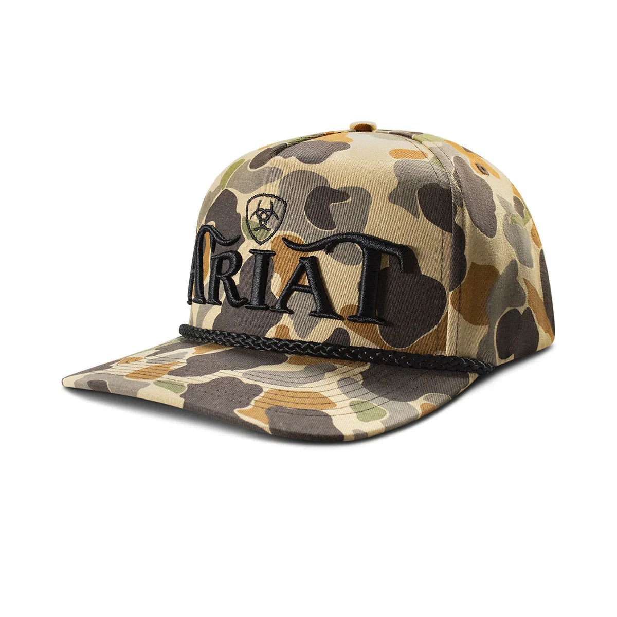 Ariat Men's Snapback Camo Embroidered Cap