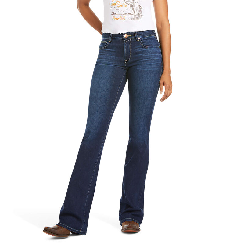ARIAT WOMEN'S ULTRA STRETCH PERFECT RISE KATIE FLARE JEAN, MAYA