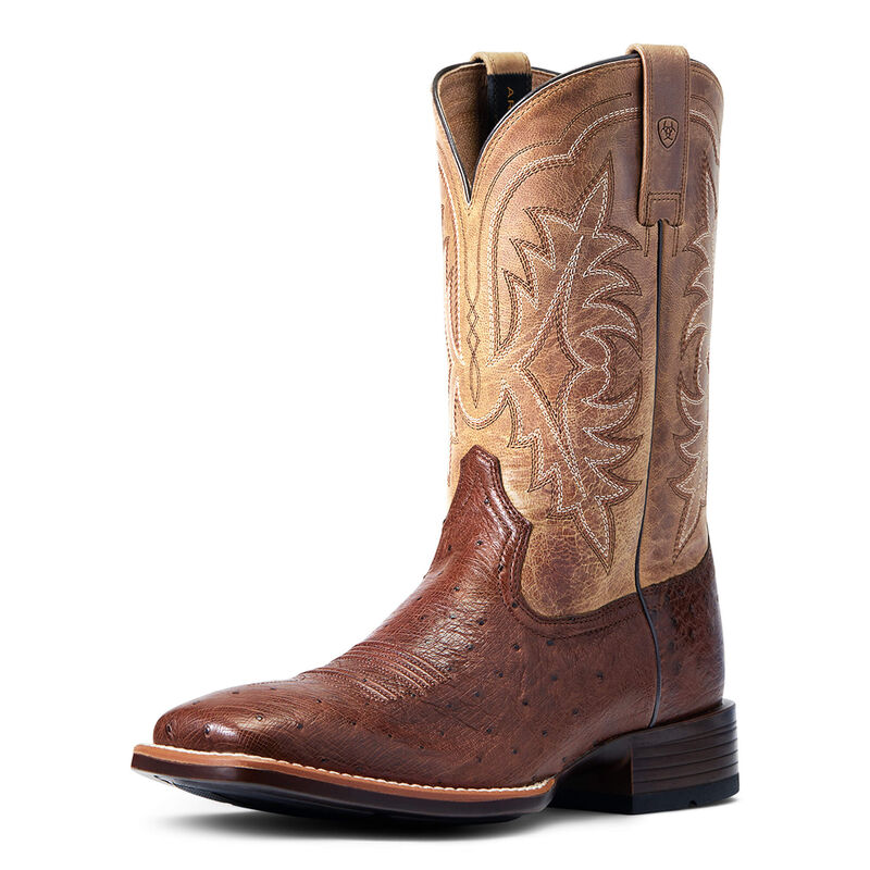 ARIAT MEN'S NIGHT LIFE ULTRA WESTERN SMOOTH OSTRICH BOOT