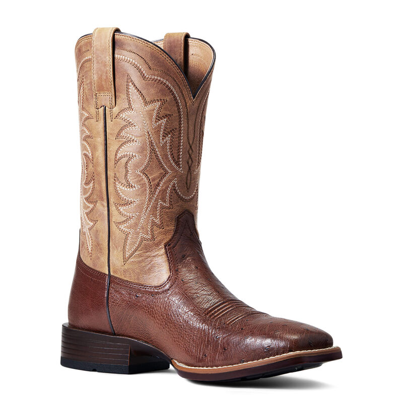 ARIAT MEN'S NIGHT LIFE ULTRA WESTERN SMOOTH OSTRICH BOOT