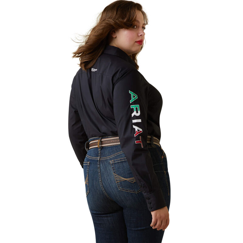 ARIAT WOMEN'S TEAM KIRBY STRETCH LS SHIRT