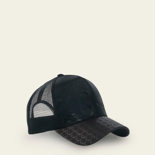 MEN’S CUADRA DARK BROWN HORSE CAP