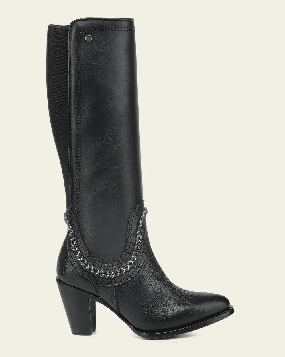 CUADRA WOMEN'S TALL ELEGANT BLACK SANTANA BOOTS
