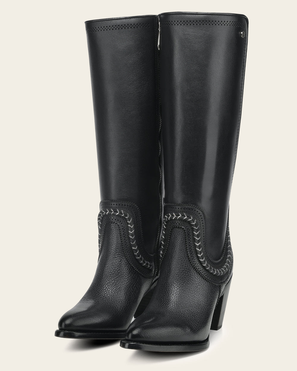 CUADRA WOMEN'S TALL ELEGANT BLACK SANTANA BOOTS