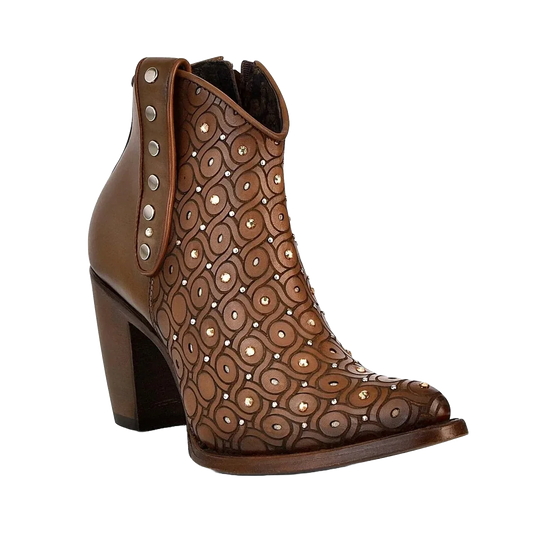 CUADRA WOMENS CRYSTALIZED WESTERN BOOTIES