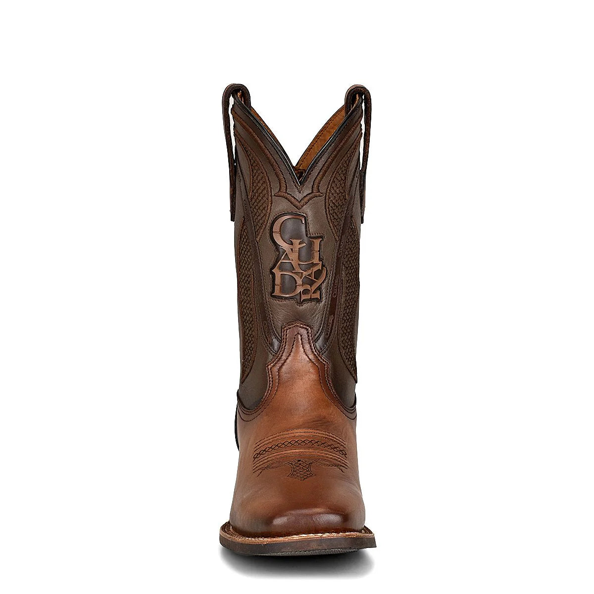 Rodeo Cowboy Honey Brown Leather Boots, Botas color Miel