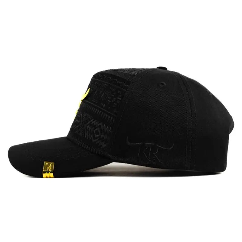 BIGG BOSS CUERNO BLACK GOLD SNAPBACK HAT