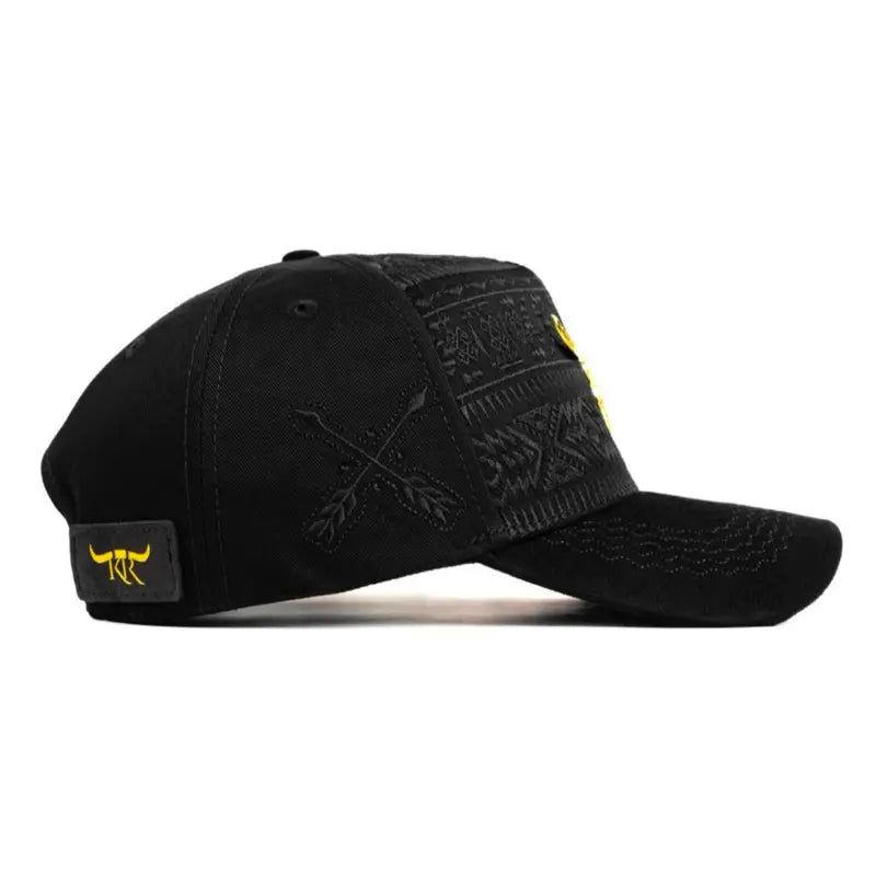 BIGG BOSS CUERNO BLACK GOLD SNAPBACK HAT