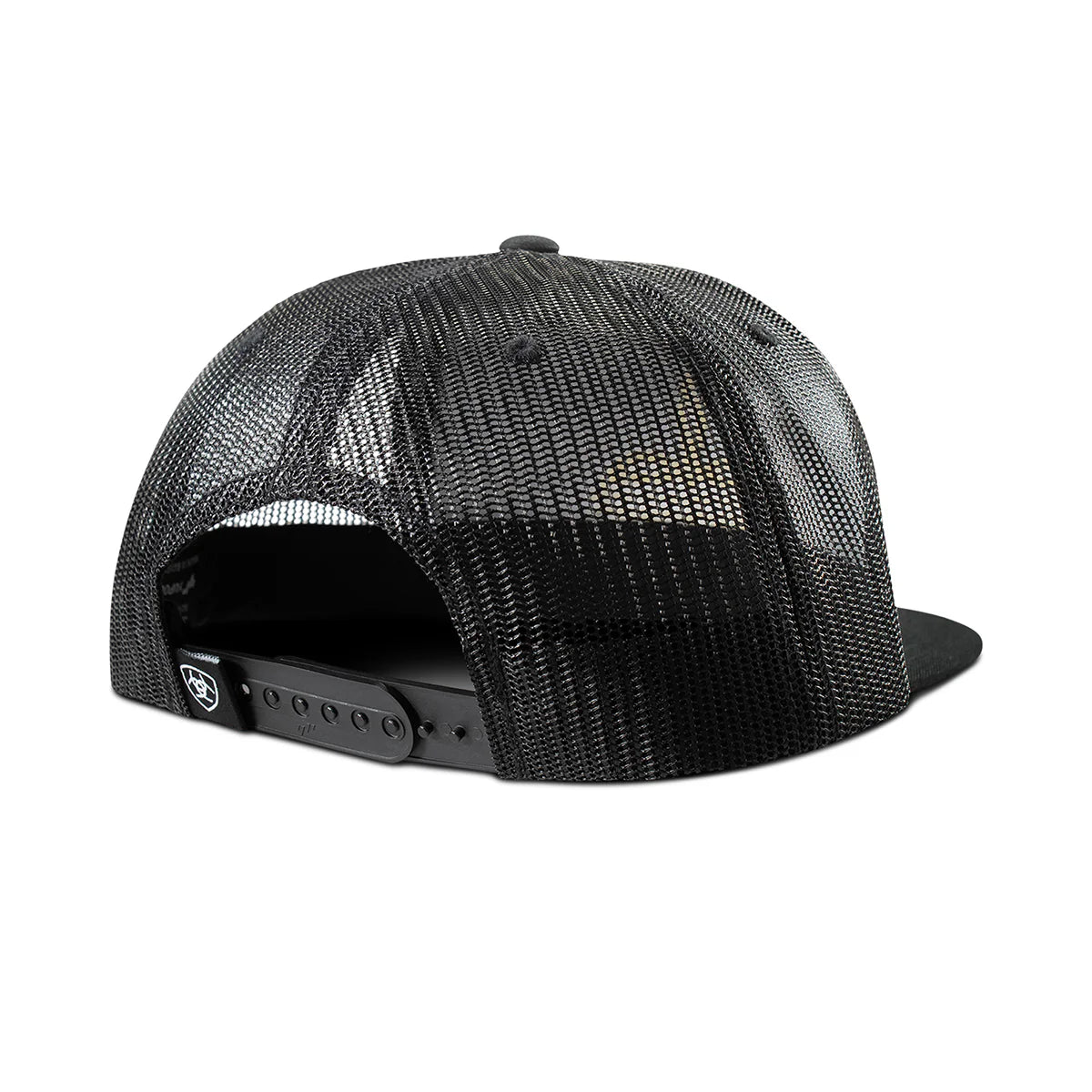 Ariat Men's Black Cap with Boot Stitching
