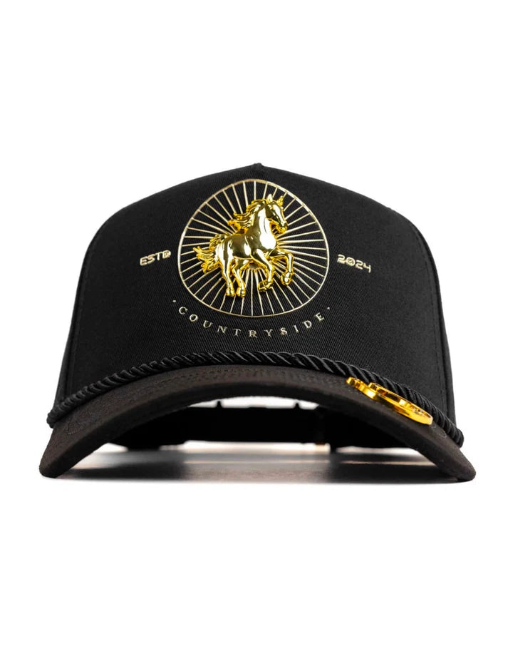 BIGG BOSS COUNTRY SIDE BLACK SNAPBACK HAT