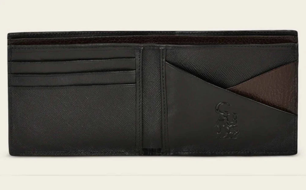 CUADRA BROWN MANTA LEATHER WALLET