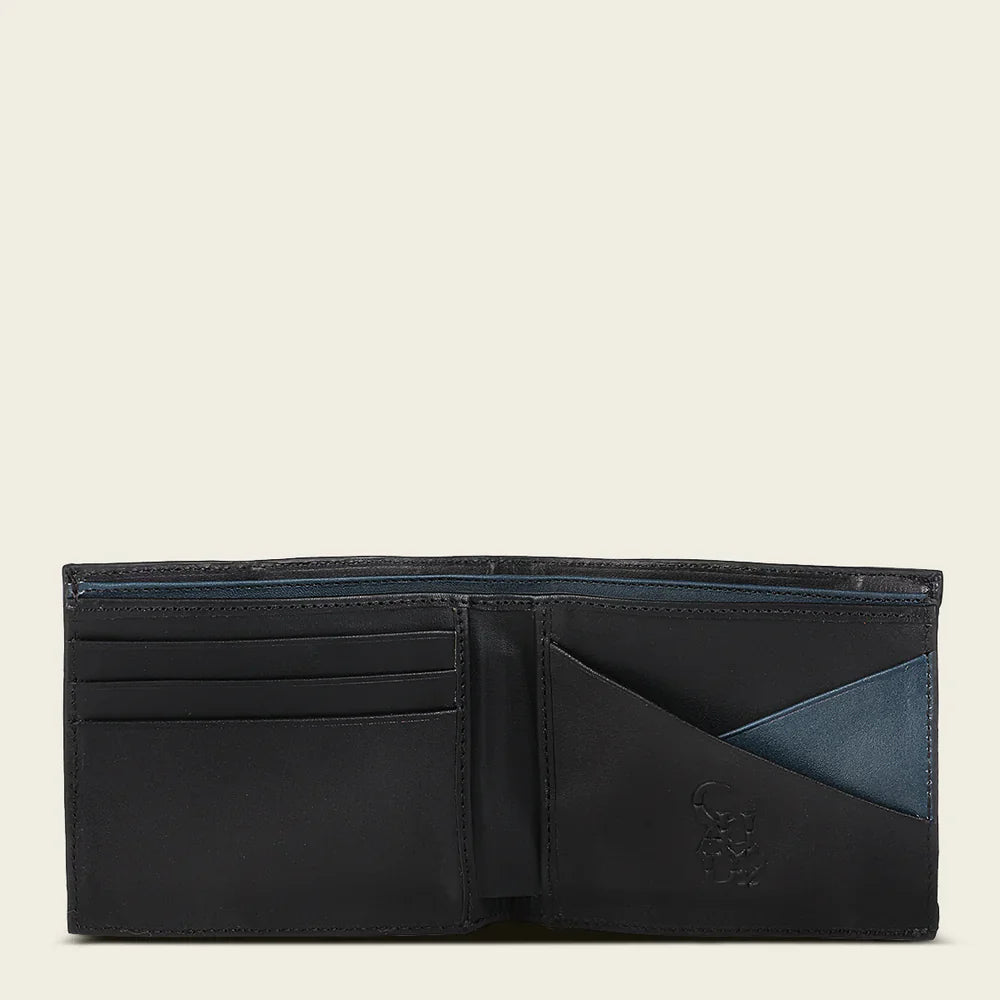 CUADRA BLACK BIFOLD EXOTIC ALLIGATOR WALLET CUADRA
