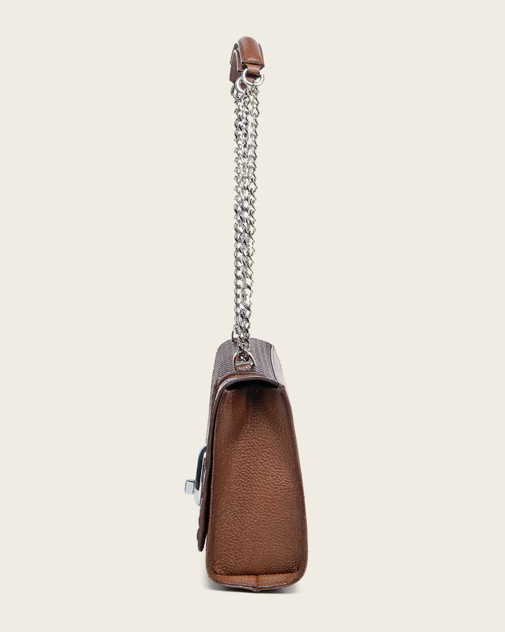 CUADRA WOMEN'S LUXURY HONEY BROWN SHOULDER BAG IN BOVINE LEATHER