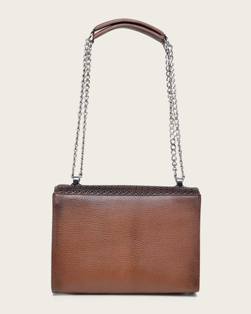 CUADRA WOMEN'S LUXURY HONEY BROWN SHOULDER BAG IN BOVINE LEATHER
