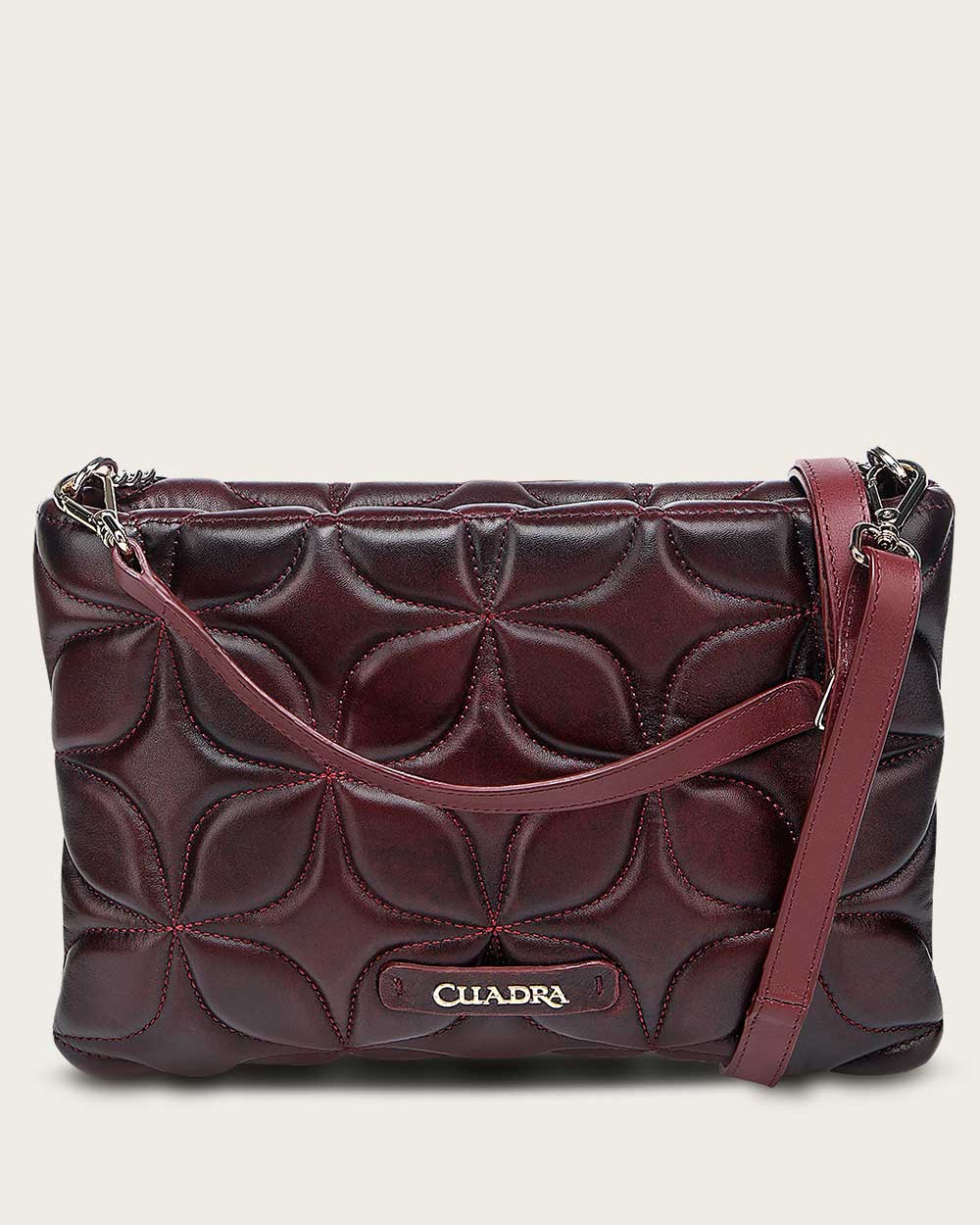 CUADRA LUXURY SHOULDER BAG IN GENUINE PREMIUM LEATHER