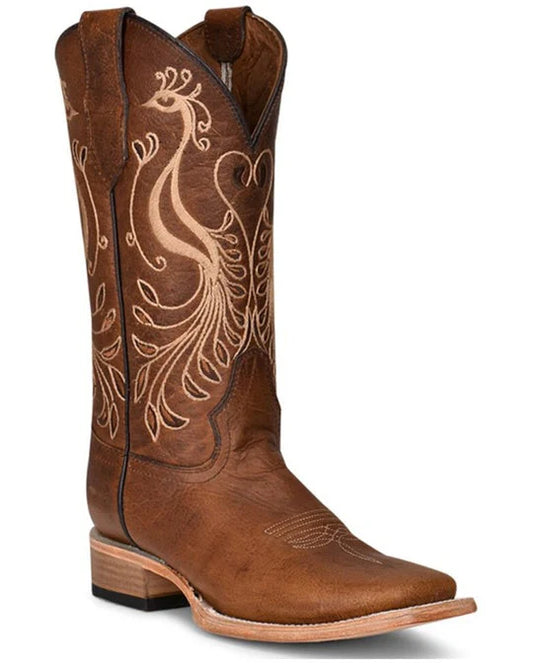 LADIES CIRCLE G BY CORRAL PEACOCK EMBROIDER BOOTS