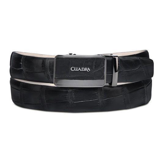 MEN'S CUADRA BLACK ELEGANT ULTRA EXOTIC BELT