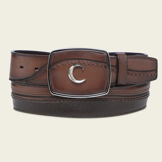 CUADRA HONEY BROWN WESTERN RODEO BOVINE BELT