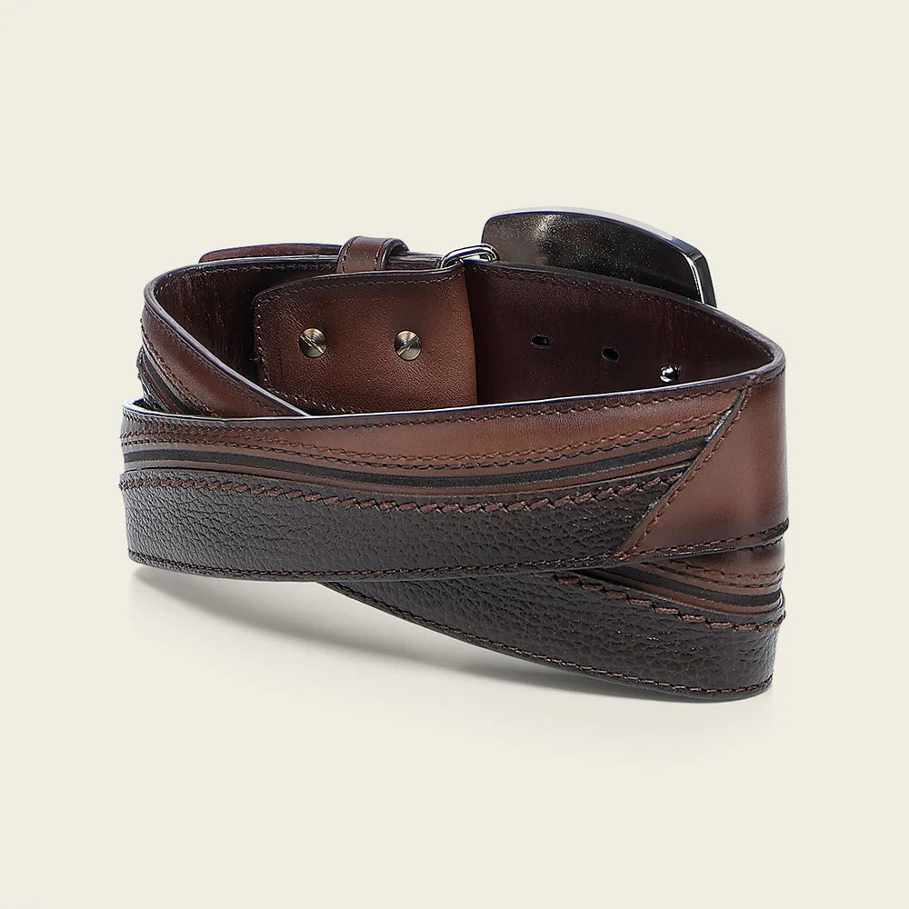 CUADRA HONEY BROWN WESTERN RODEO BOVINE BELT