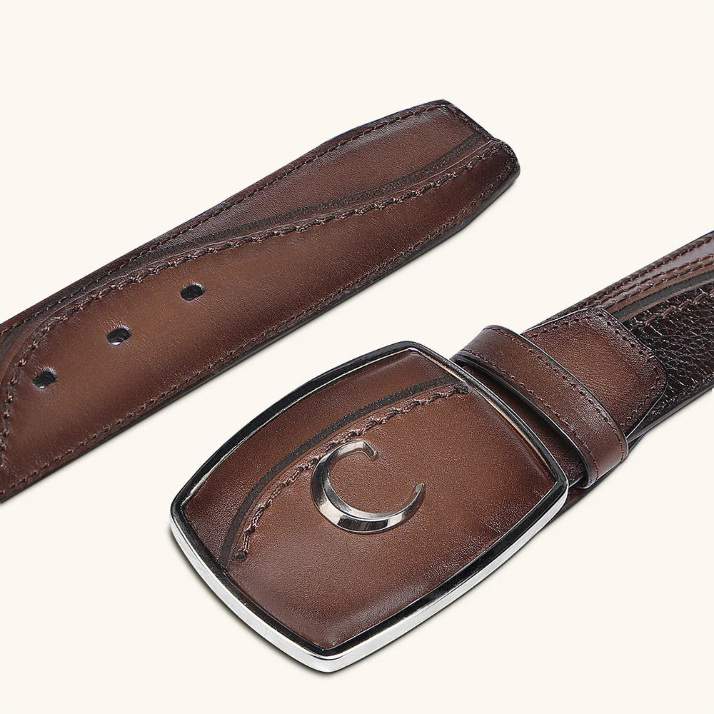 CUADRA HONEY BROWN WESTERN RODEO BOVINE BELT
