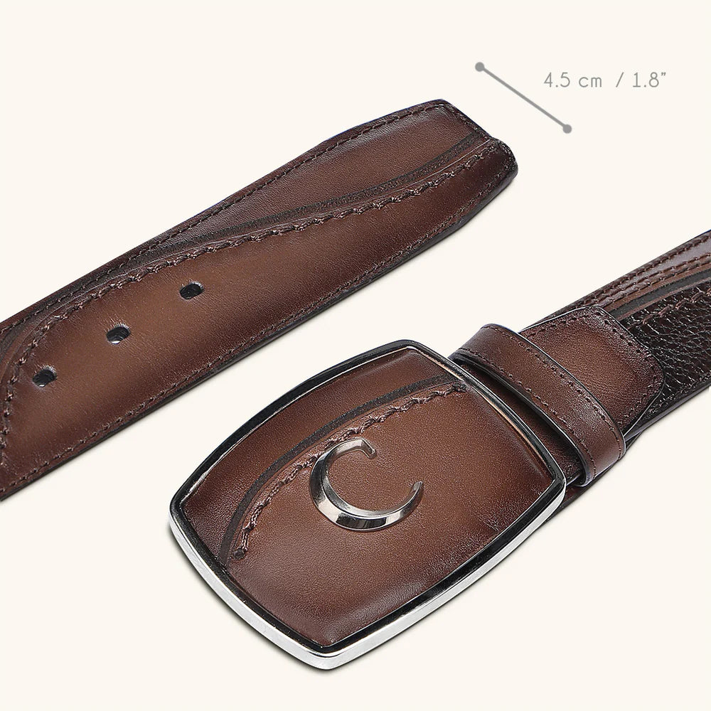 CUADRA HONEY BROWN WESTERN RODEO BOVINE BELT
