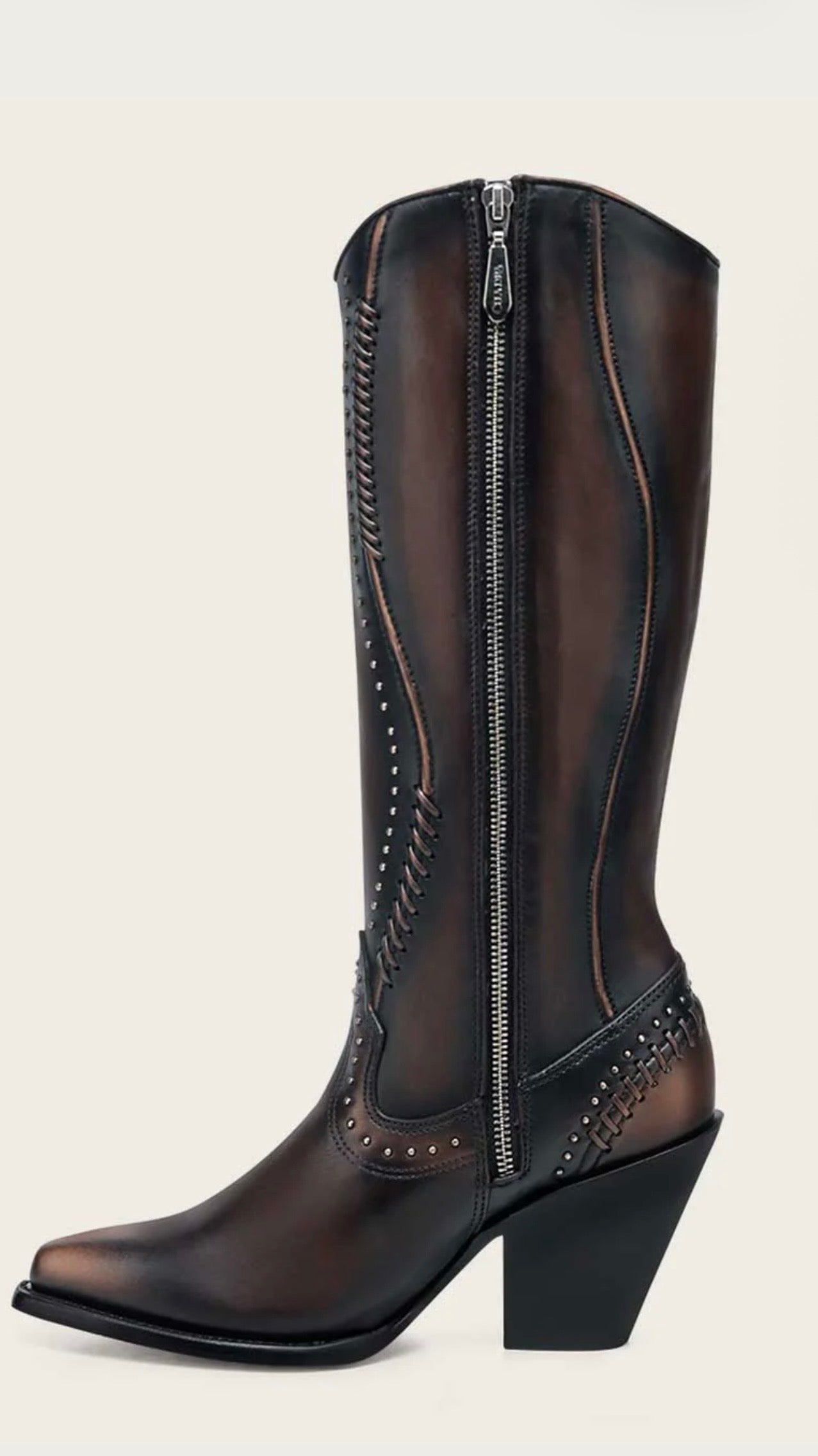 WOMENS CUADRA LUXURY DARK BROWN BOOT
