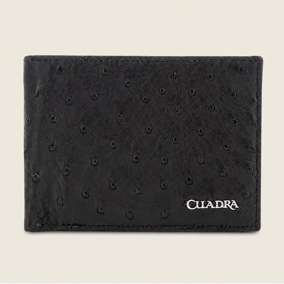 CUADRA MIDNIGHT BLACK LUXURY LEATHER WALLET