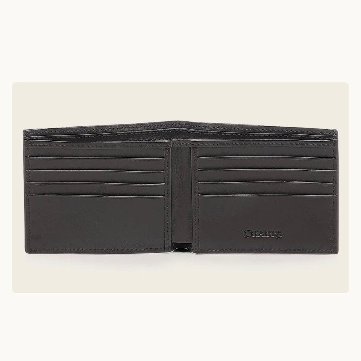 CUADRA BLACK BIFOLD WALLET