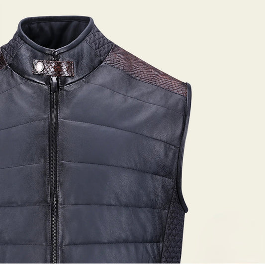CUADRA OXFORD OVINE AND PYTHON VEST