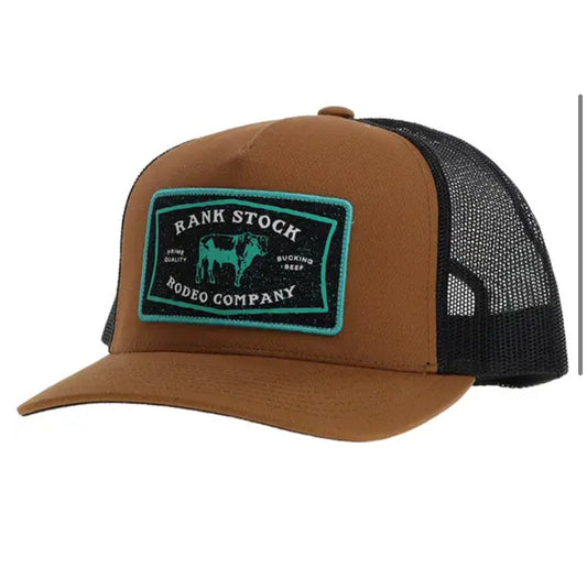 HOOEY RANK STOCK CAP BROWN & BLACK