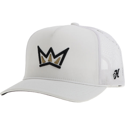 HOOEY SAGE KIMZEY CAP WHITE W BLACK & YELLOW