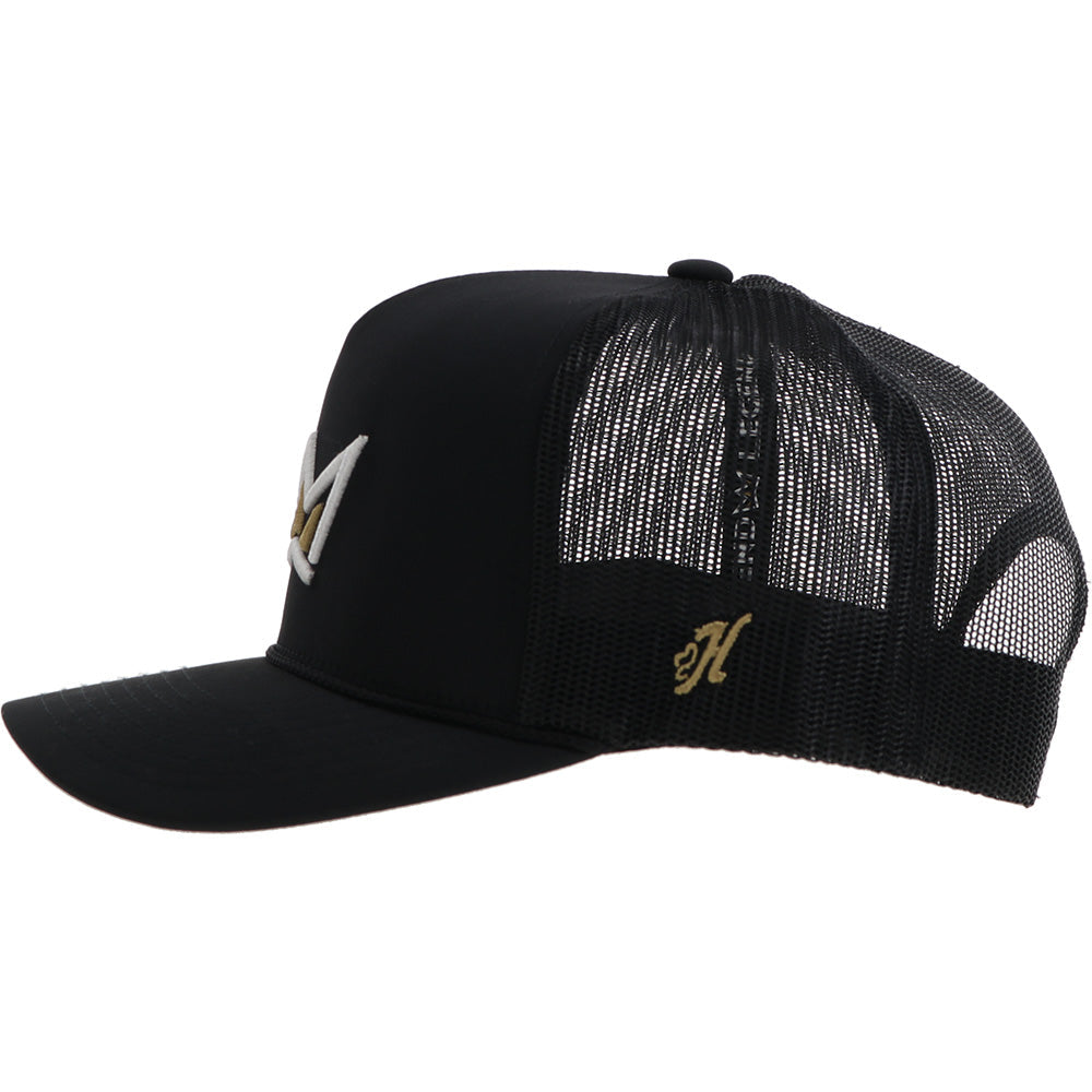 HOOEY SAGE KIMZEY CAP BLACK W WHITE & YELLOW