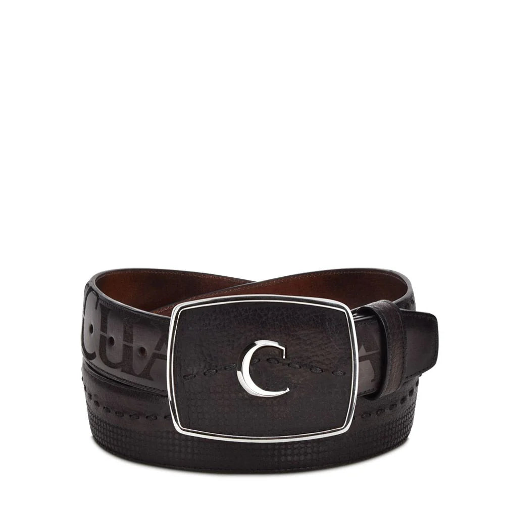 CUADRA MENS GREY SHADOW FASHION BELT